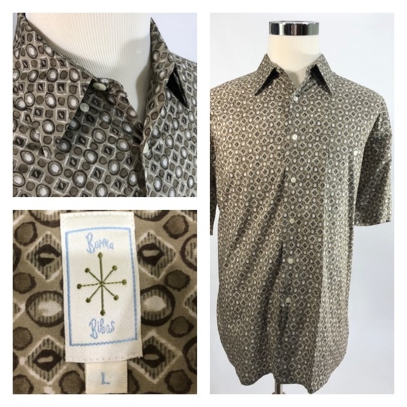 Burma Bibas Other - Burma Bibas 60 Singles Lawn Mens Short Sleeve